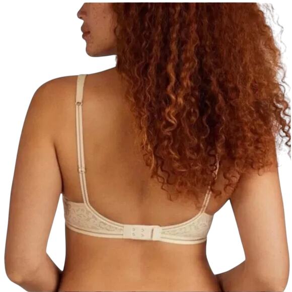 ThirdLove Artisan Lace Plunge Bra French Vanilla Size 34B - Picture 3 of 13